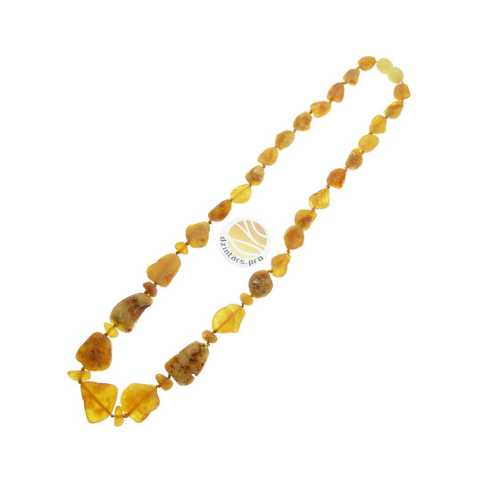 48cm • Healing amber beads - genuine raw Baltic amber
